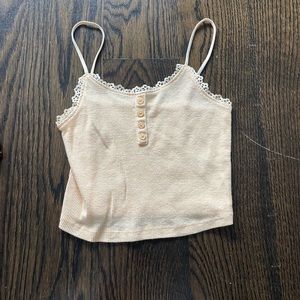 PacSun never worn yellow tank top